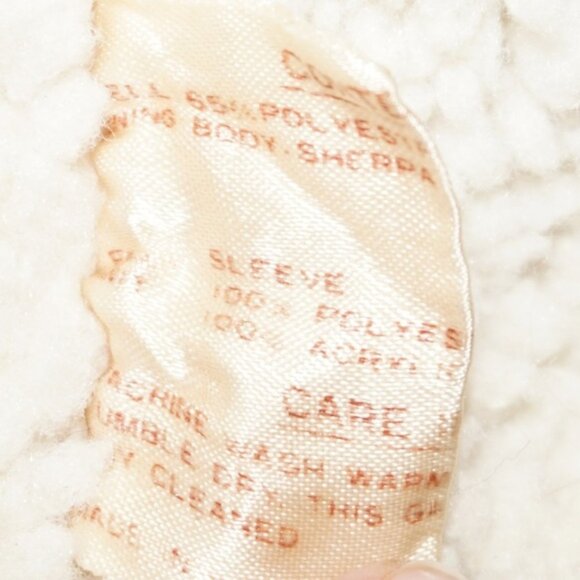 Vintage 70s Quilted Sherpa Ski Jacket - Picture 6 of 7